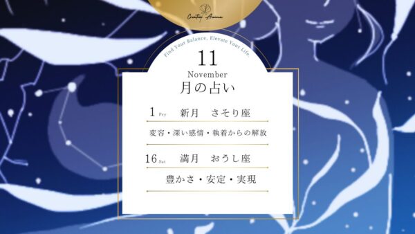 【2024年11月の新月と満月のスピリチュアルな影響】星座ごとのエネルギーと活用方法